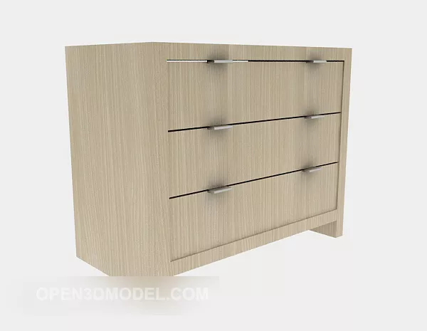 Furniture Drawer Western Cabinet Wooden 3d model Furniture Drawer Western Cabinet Wooden 3d model