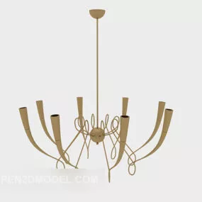 Furniture Personality Chandelier 3d model