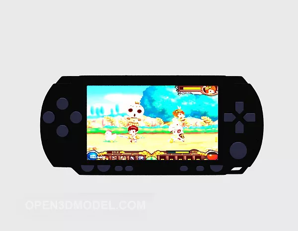 Sony Psp 3000 Game Console 3d model