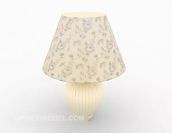 Garden Flower Table Lamp 3d model Garden Flower Table Lamp 3d model