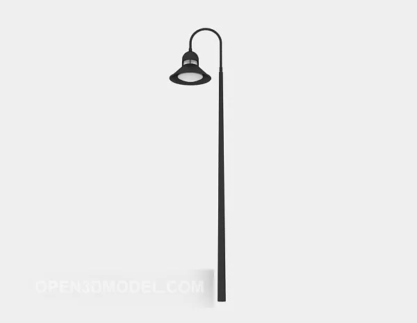 Garden Lamp Iron Shade 3d model Garden Lamp Iron Shade 3d model