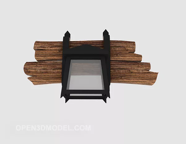 Garden Wall Lamp 3d model Garden Wall Lamp 3d model