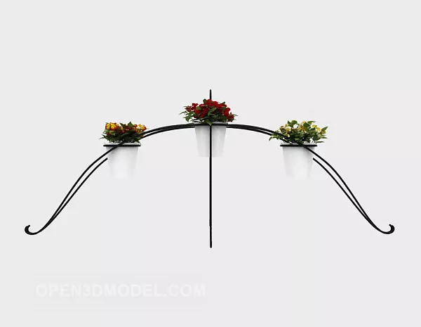 Garden Potted Furniture Decoration 3d model Garden Potted Furniture Decoration 3d model