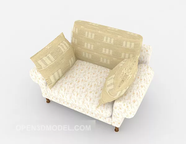 Garden Single Sofa 3d model Garden Single Sofa 3d model