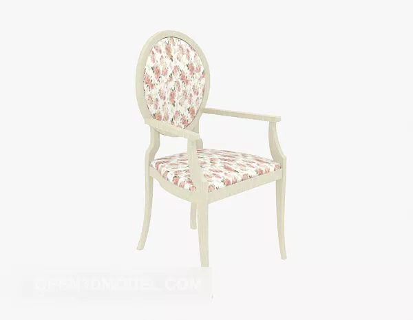 Garden Solid Wood Dining Chair 3d model Garden Solid Wood Dining Chair 3d model
