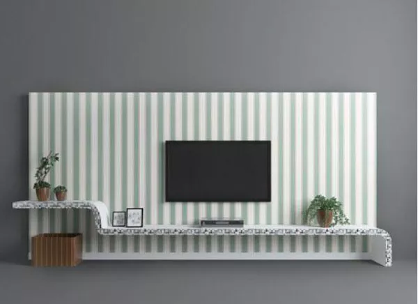 Strip Pattern Wall Tv Cabinet 3d model Strip Pattern Wall Tv Cabinet 3d model