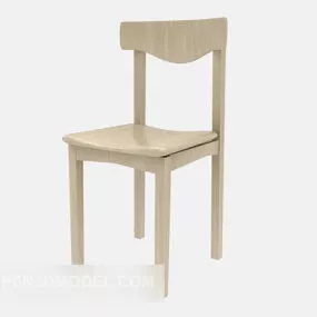 Garden Wood Dining Chair 3d model