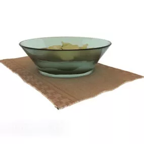 Glass Glass Bowl 3d model