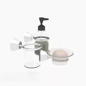 Glass Bottle Wash 3d model