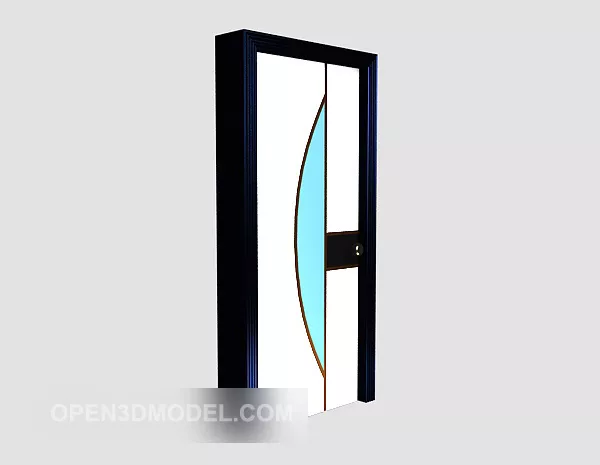 Door Frame White Painted 3d model