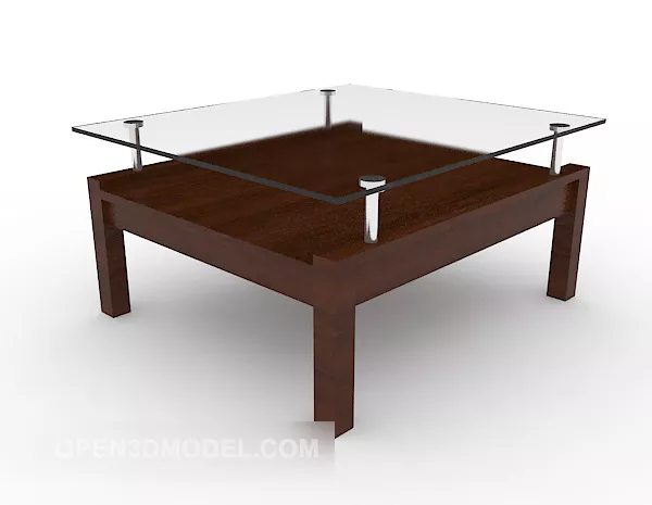 Glass Fashion Coffee Table 3d model Glass Fashion Coffee Table 3d model