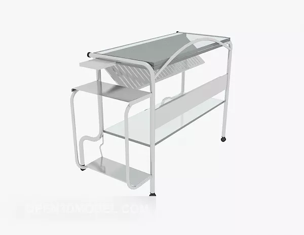 Glass Home Side Cabinet 3d model Glass Home Side Cabinet 3d model