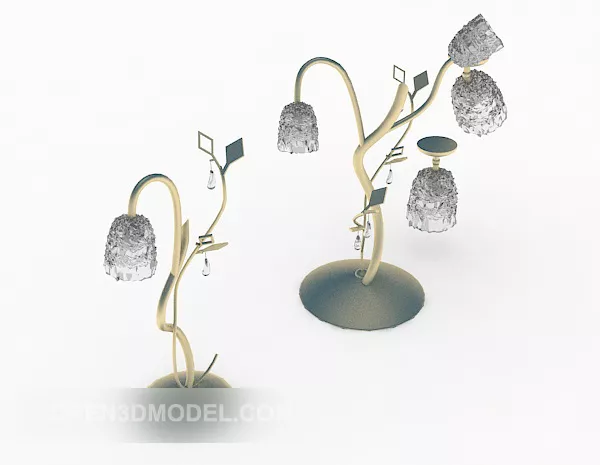Glass Home Table Lamp 3d model Glass Home Table Lamp 3d model