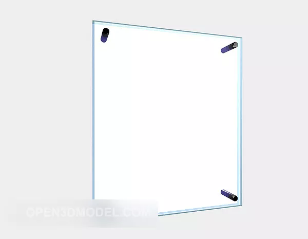 Frame Decor Carved Floral 3d model