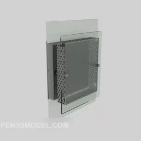 Glass Wall Lamp Minimalist 3d model