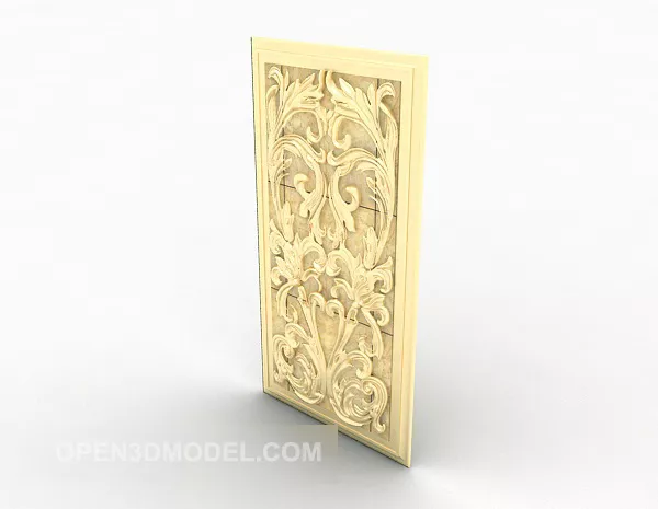 Tree Pattern Partition Screen 3d model