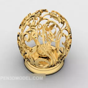 Gold European Swing 3d model