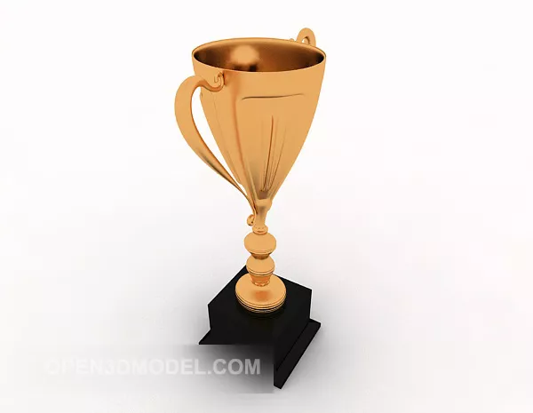 Gold Trophy 3d model Gold Trophy 3d model
