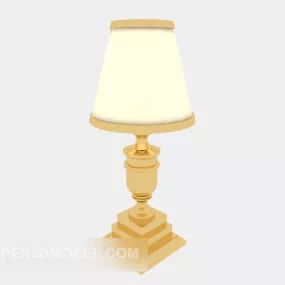 Gold Home Lamp 3d model
