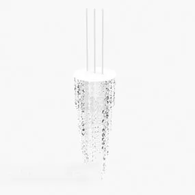 Gorgeous Long Chandelier 3d model