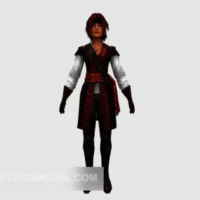 Ancient Greek Girl Character 3d model