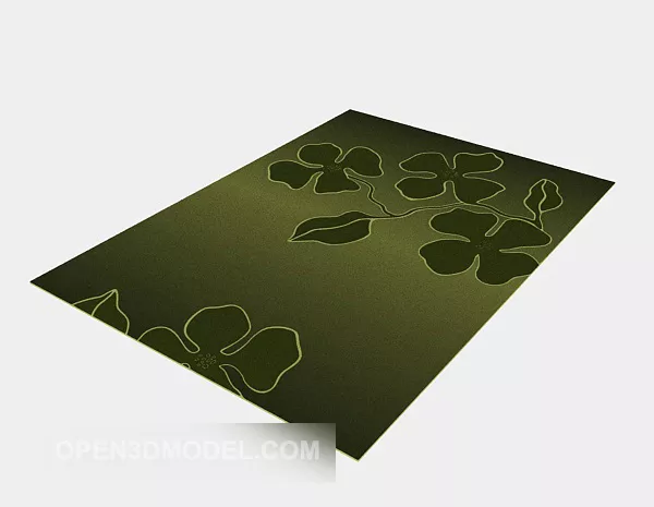 Green Carpet 3d model Green Carpet 3d model