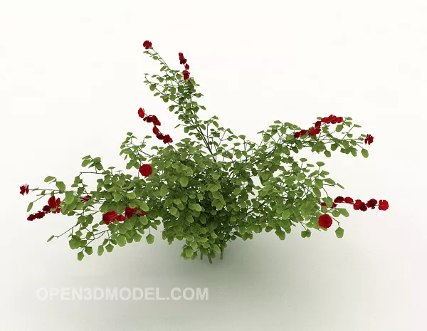 Red Spider Lily Flower 3d model