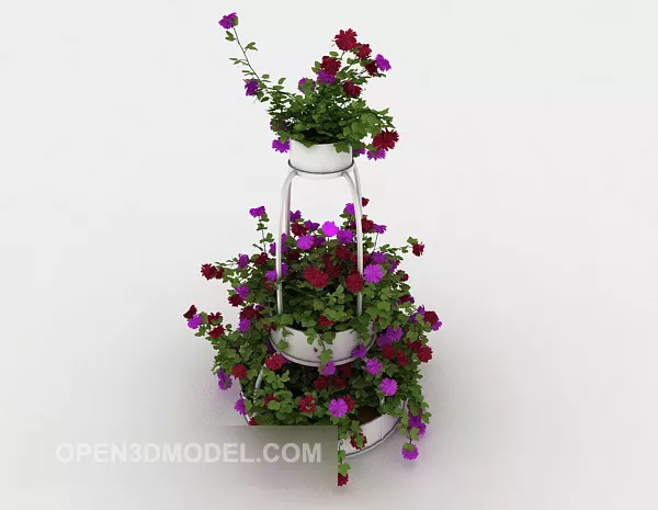 Green Plant Potted Decoration 3d model Green Plant Potted Decoration 3d model