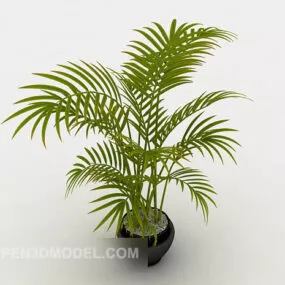 Green Simple Bonsai Furniture 3d model