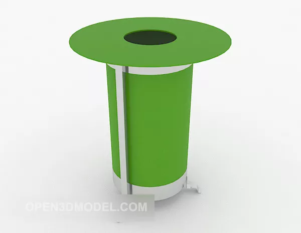 Big Green Trash 3d model Big Green Trash 3d model