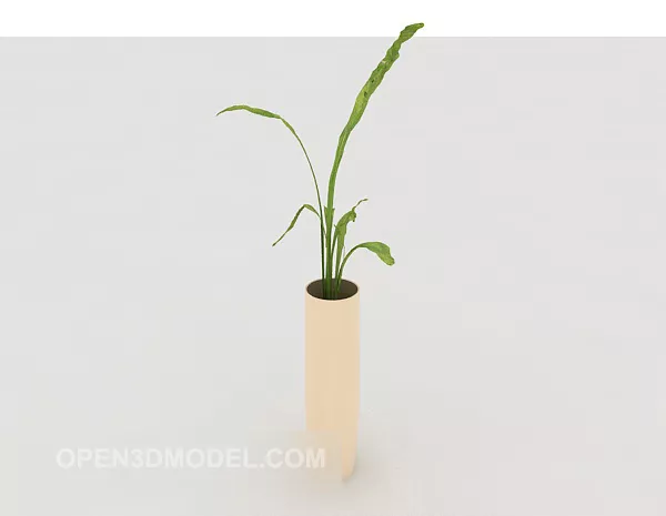 Green Bead-pot Set Up Decoration 3d model Green Bead-pot Set Up Decoration 3d model