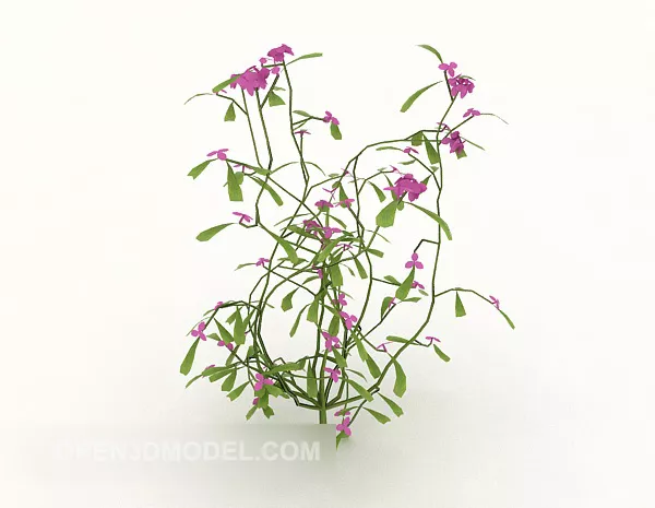 Green Belt Plant Flowers Plants 3d model Green Belt Plant Flowers Plants 3d model