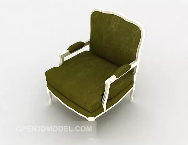 Green Dresser Chair 3d model Green Dresser Chair 3d model