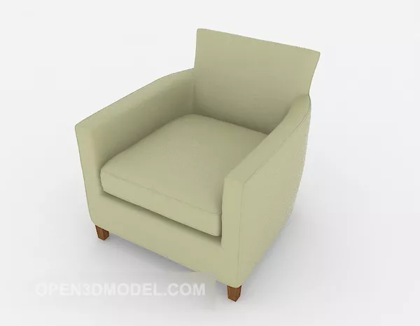 Green Fresh Single Sofa 3d model Green Fresh Single Sofa 3d model