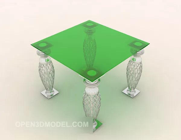 Green Home Coffee Table 3d model Green Home Coffee Table 3d model