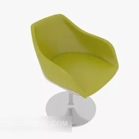 Green Lounge Chair Furniture 3d model