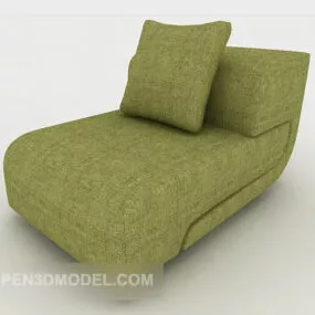Green Modern Lazy Sofa 3d model