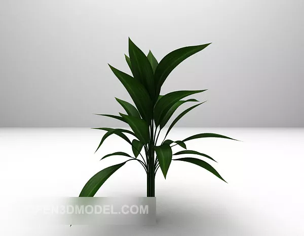 Office Indoor Green Potted Plant 3d model Office Indoor Green Potted Plant 3d model