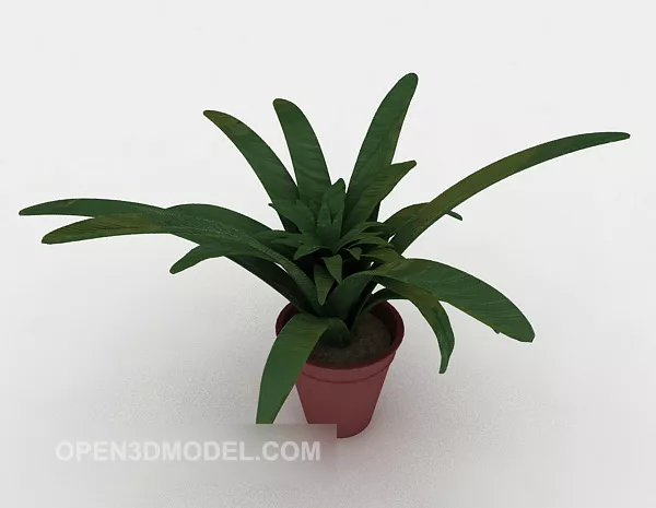 Green Potted Plant Tree 3d model Green Potted Plant Tree 3d model