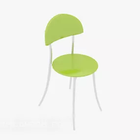 Green Simple Home Chair 3d model