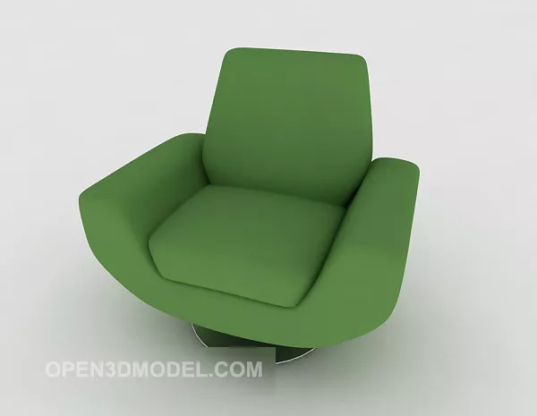 Green Fabric Sofa Design 3d model Green Fabric Sofa Design 3d model