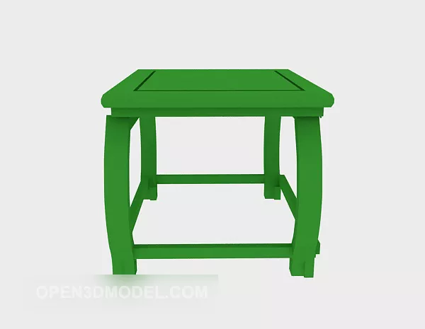 European Classic Stool 3d model