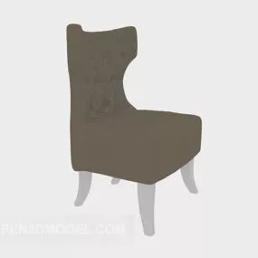 Grey American Home Chair 3d model