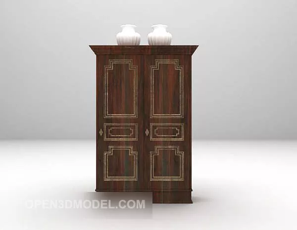 Wardrobe Ambianta With Mirror 3d model