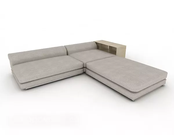 Grey Home Sofa Furniture 3d model Grey Home Sofa Furniture 3d model
