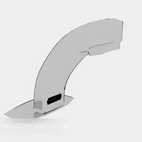 Grey Induction Tap 3d model