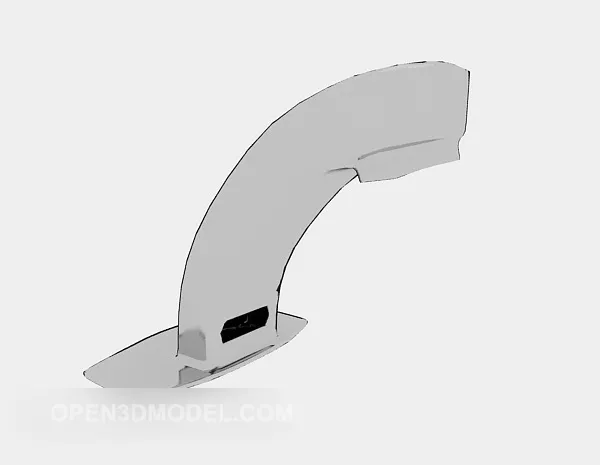 Grey Induction Tap 3d model Grey Induction Tap 3d model