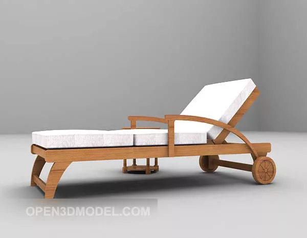Swimming Pool With Decorative Rock 3d model