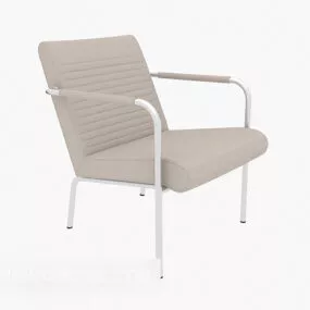 Grey Modern Lounge Chair 3d model