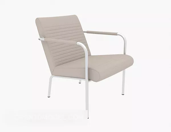 Grey Modern Lounge Chair 3d model Grey Modern Lounge Chair 3d model